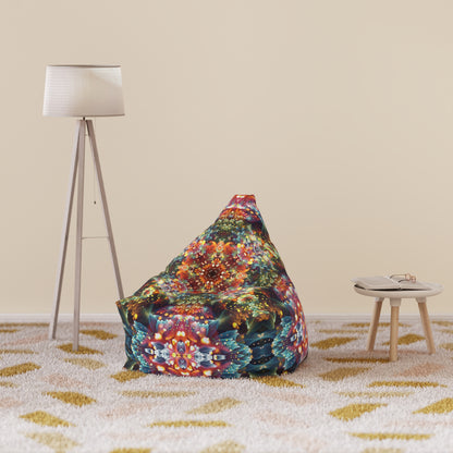 "Kaleidobloom" BEAN BAG CHAIR COVER
