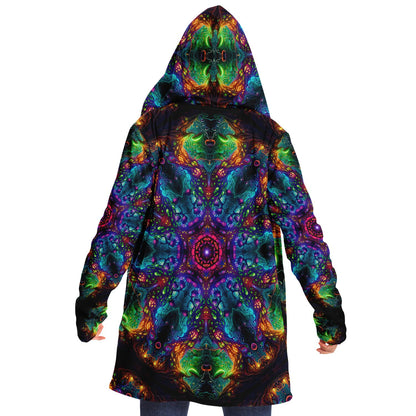 "Fungus Amongus Mandala" HOODED CLOAK
