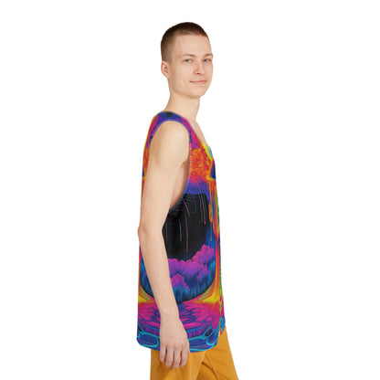 The See The Truth men's tank top design from above.