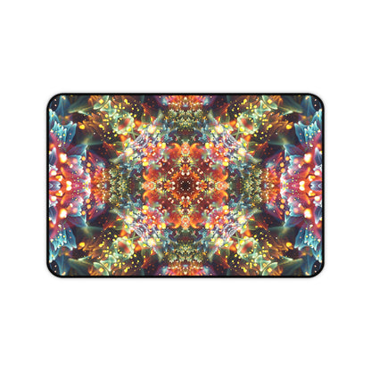 "Kaleidobloom" DESK MAT / MOUSE PAD (12x18)(12x22)(15.5x31)
