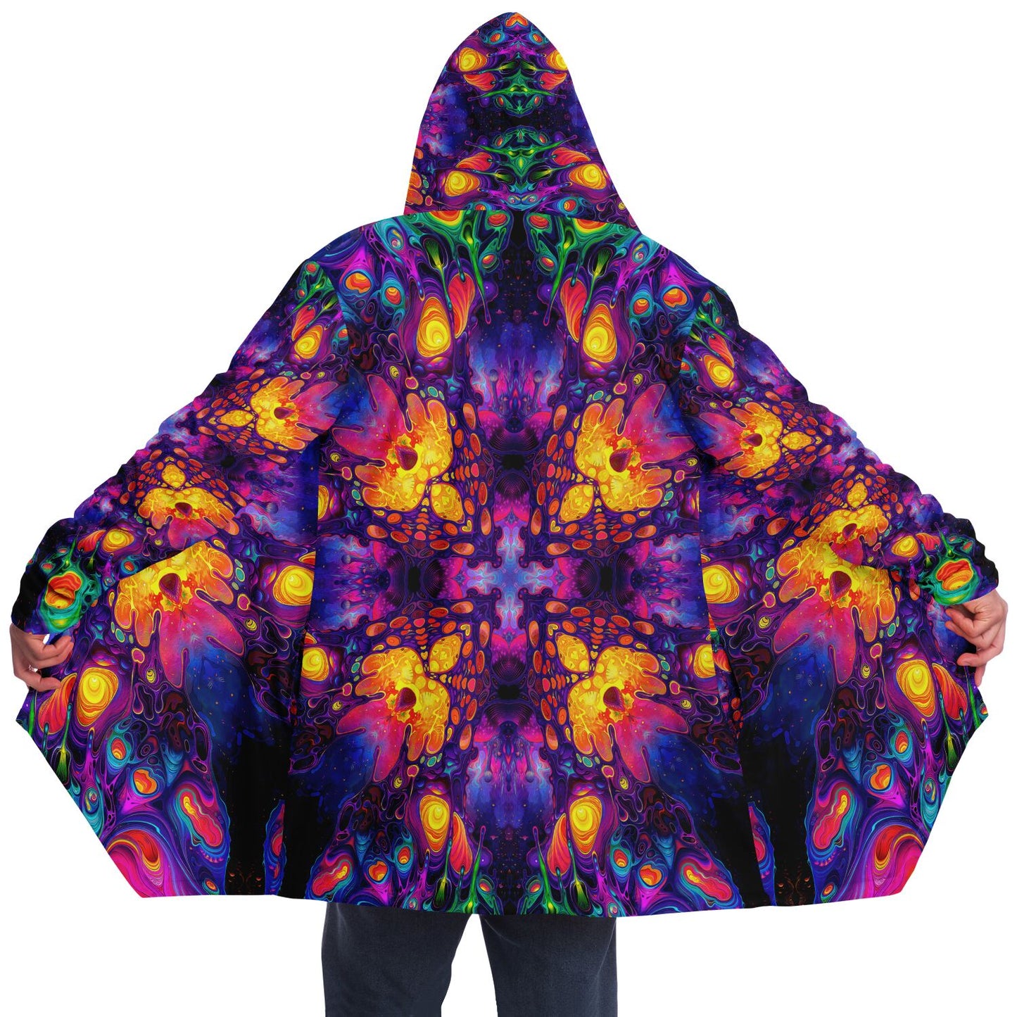 "Nebulon Burst" HOODED CLOAK
