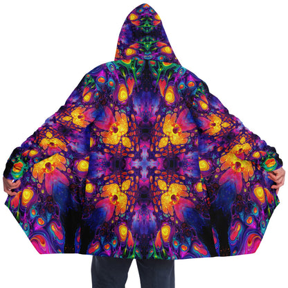"Nebulon Burst" HOODED CLOAK