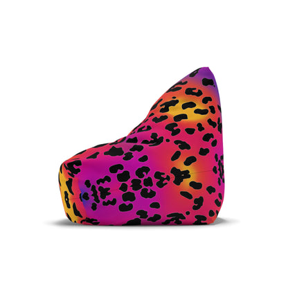 "Rainbow Leopard" BEAN BAG CHAIR COVER
