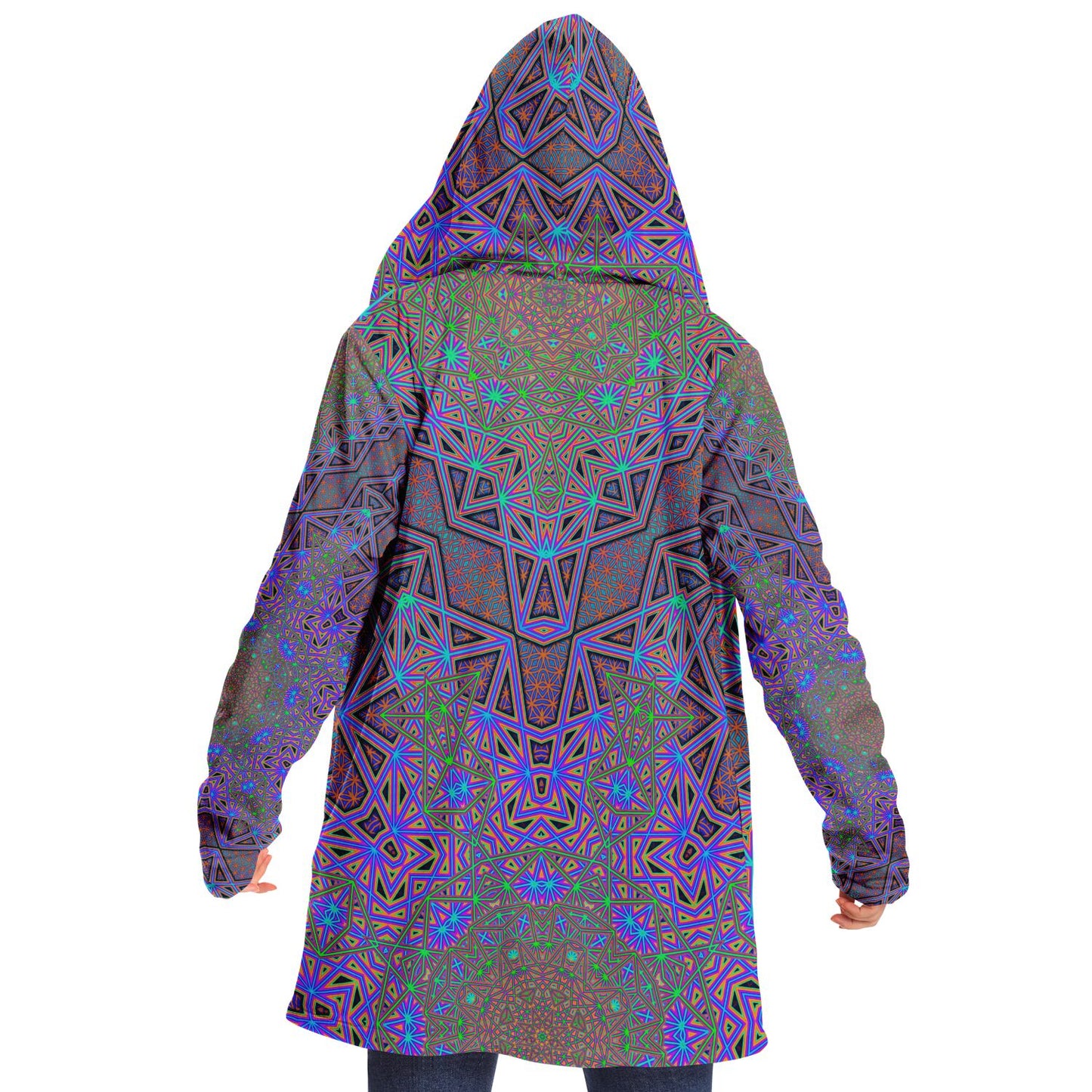 "Chaos of Tron" HOODED CLOAK