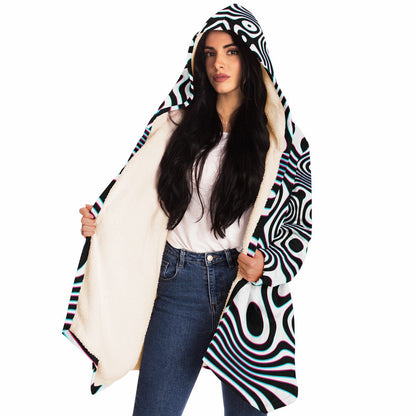 "Wild Cat (White)" HOODED CLOAK