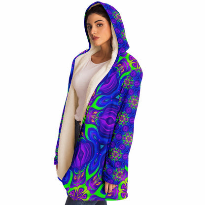 "Paradise Bloom" HOODED CLOAK