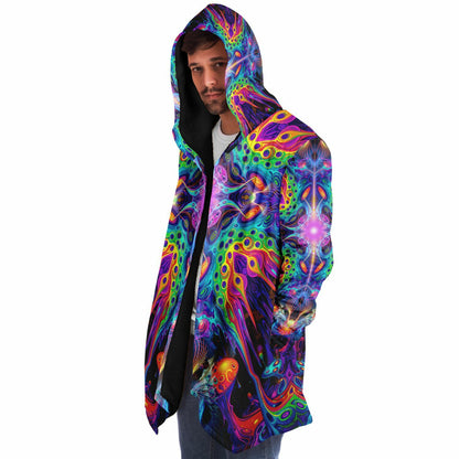 "Nebulizer" HOODED CLOAK