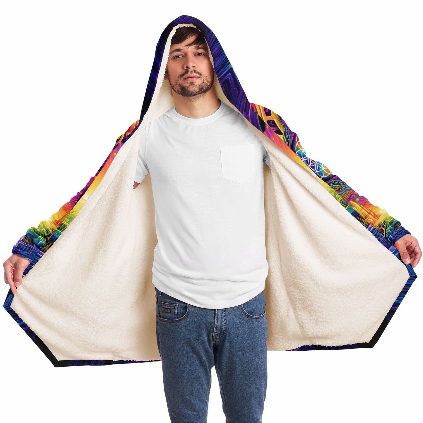 "DMTron" HOODED CLOAK