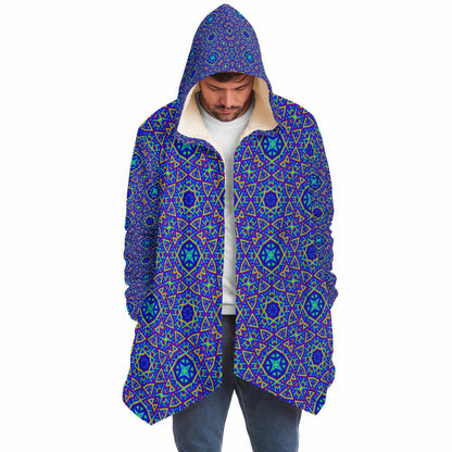 "Aztecia Pattern" HOODED CLOAK