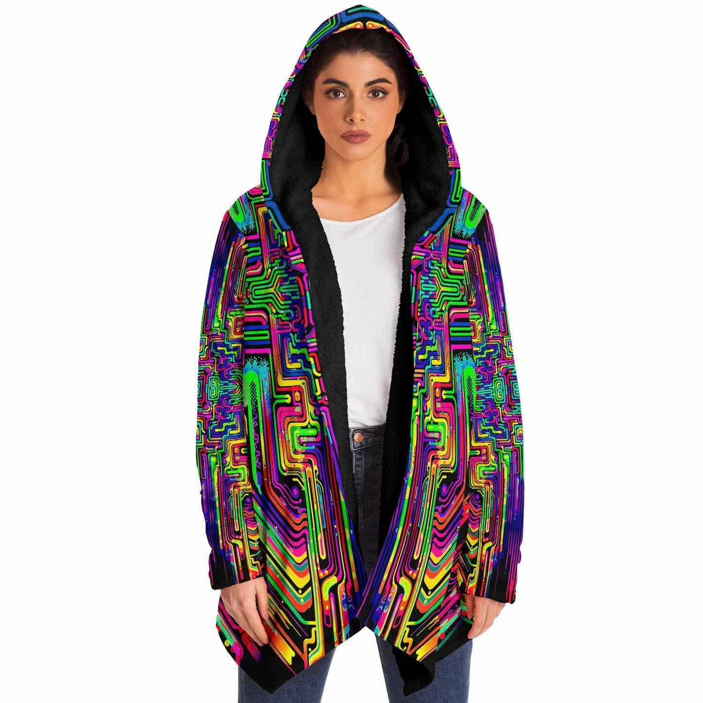 "Borg Rave" HOODED CLOAK