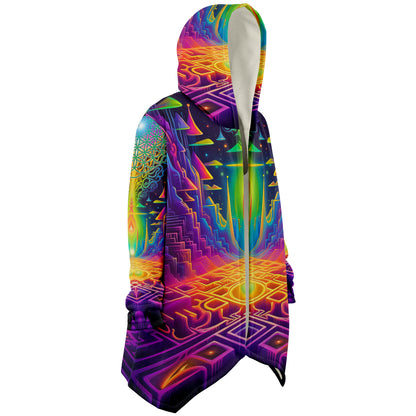 "Maze of Life" HOODED CLOAK