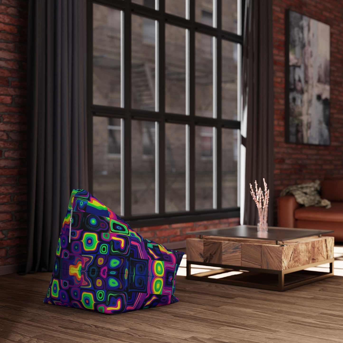 "Purple Delusion" BEAN BAG CHAIR COVER