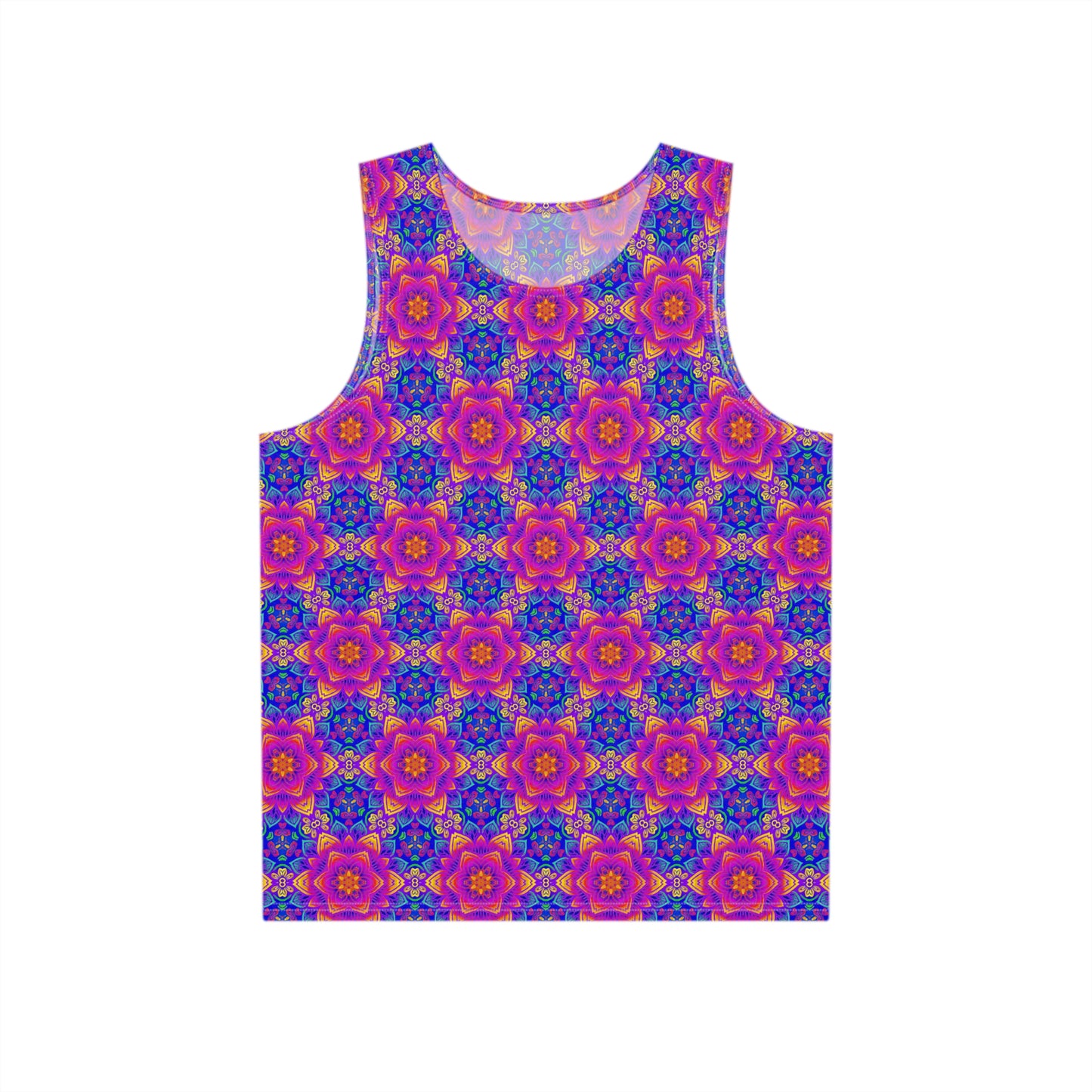 "Mystic Flower Lattice" MEN'S TANK TOP
