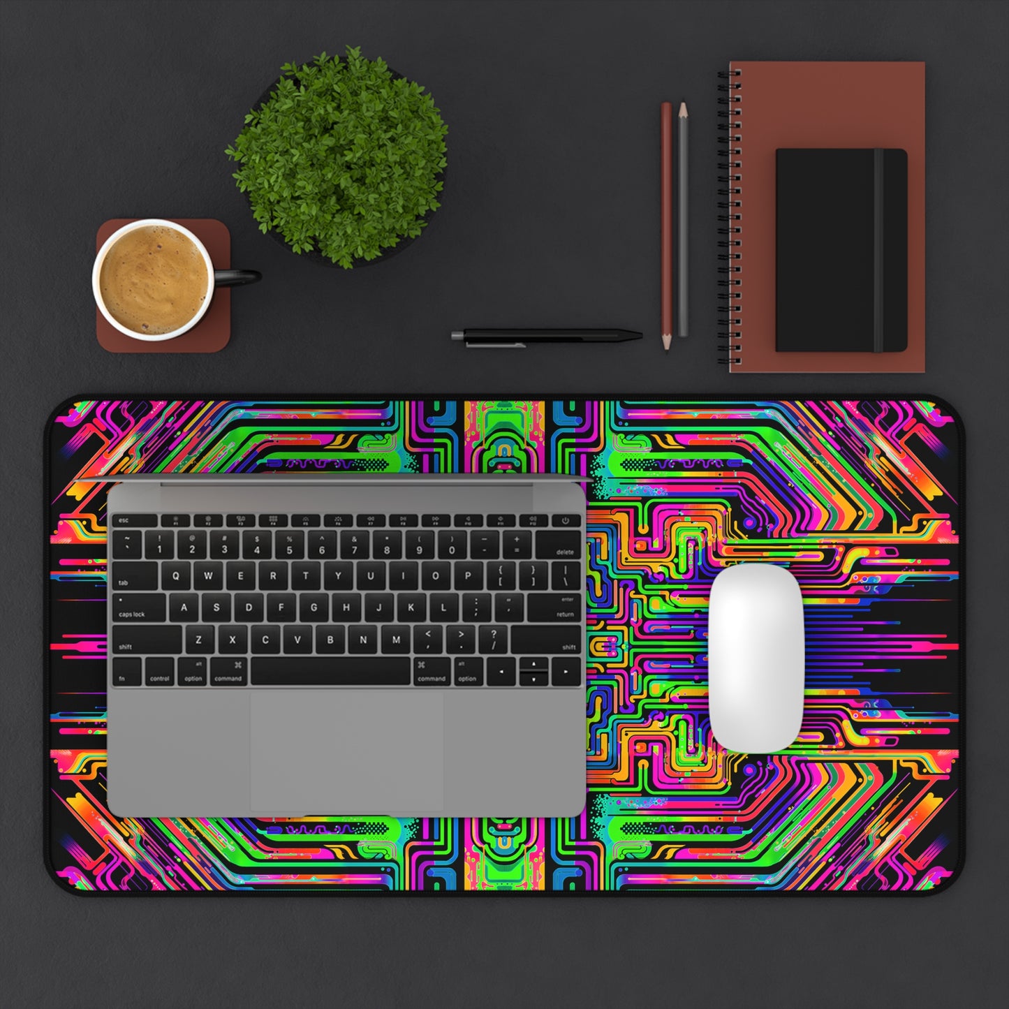 "Borg Rave" DESK MAT (12x18)(12x22)(15.5x31)