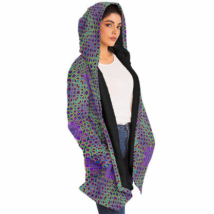 "Cymatic Surge" HOODED CLOAK
