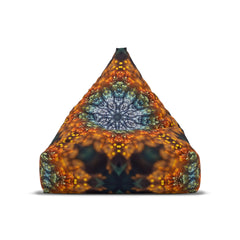 "Fractal Flower Mandala 2" BEAN BAG CHAIR COVER