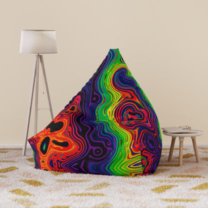 "Neon Spill" BEAN BAG CHAIR COVER