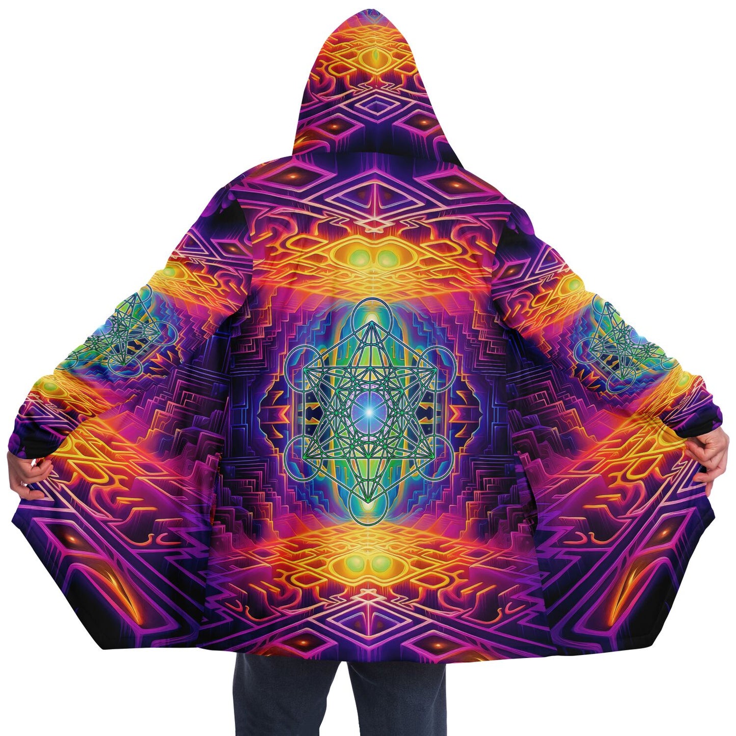 "Focused Thought" HOODED CLOAK