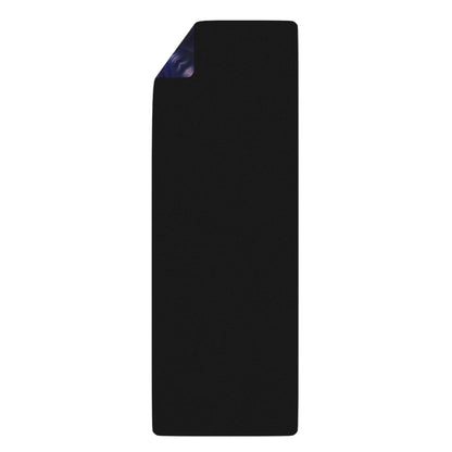 Photo of the Flow State yoga mat, showing the edge-to-edge printed design.