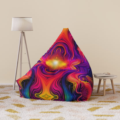 "Cosmic Currents" BEAN BAG CHAIR COVER