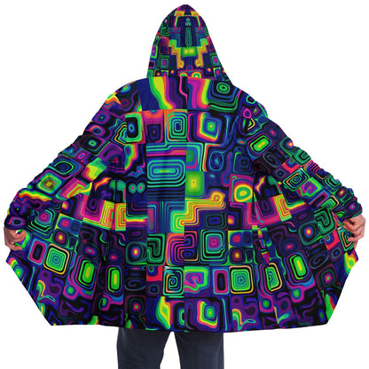 "Purple Delusion" HOODED CLOAK