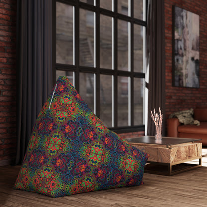 "Shipibo Psy Pattern" BEAN BAG CHAIR COVER