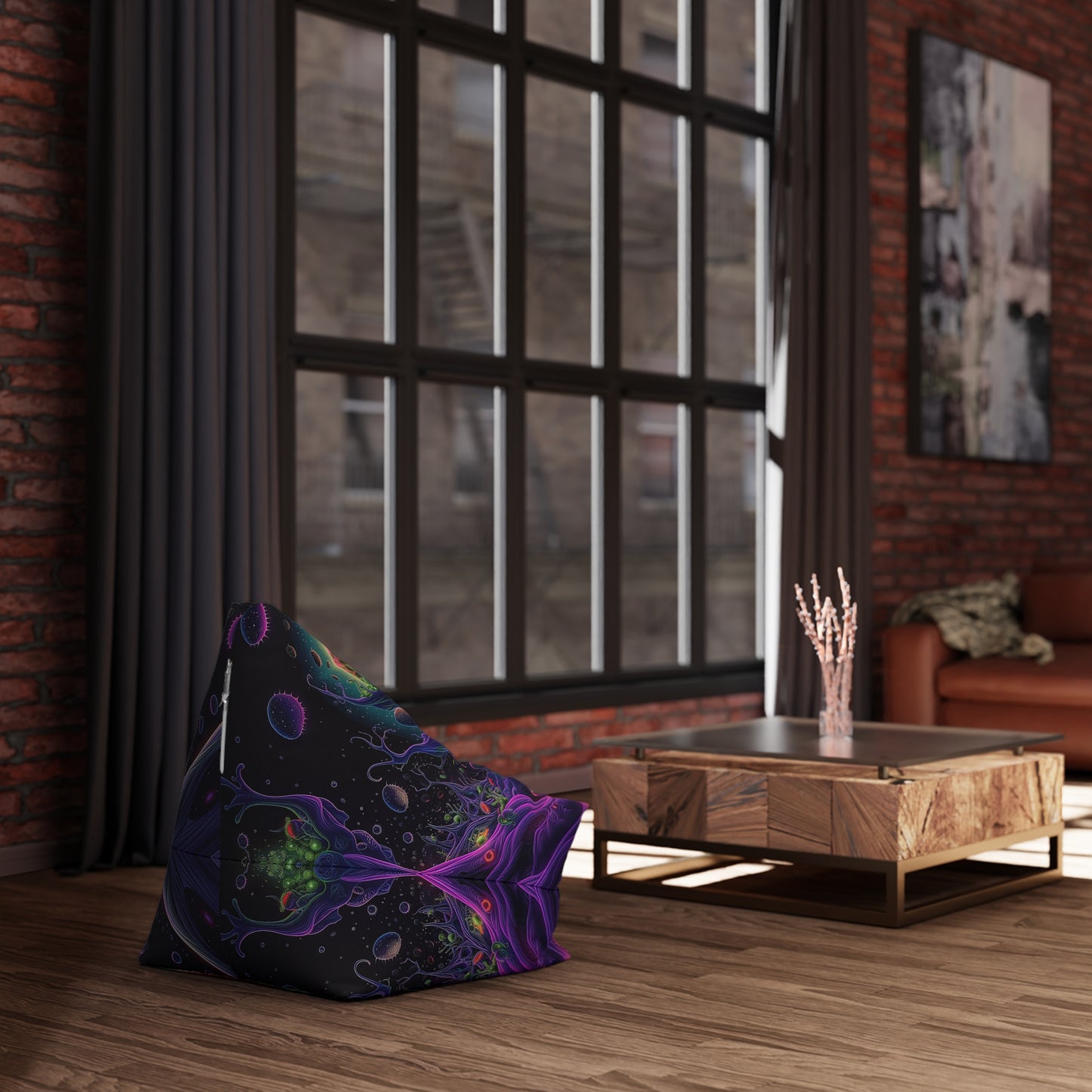 "Space Anemone" BEAN BAG CHAIR COVER