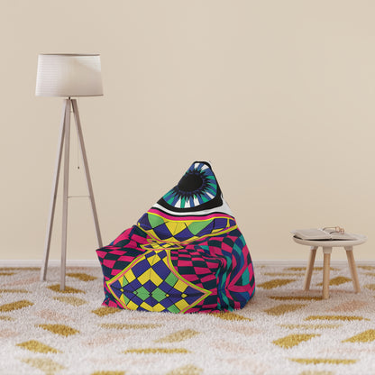 "All Seeing Checkers" BEAN BAG CHAIR COVER