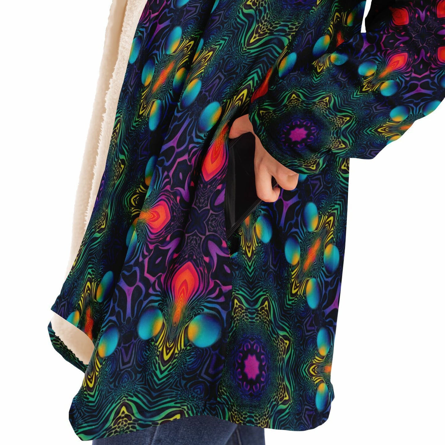 "Cosmic Fingerprint V2" HOODED CLOAK