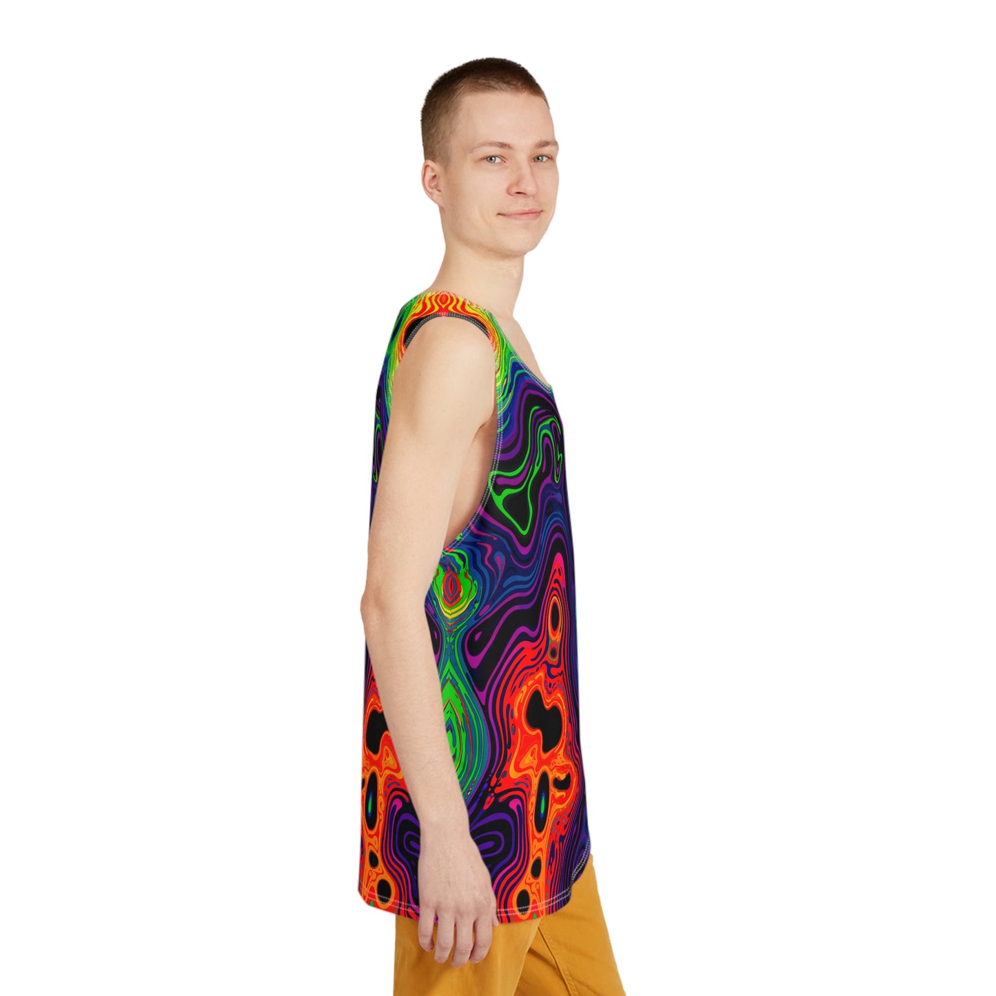 "Neon Spill" MEN'S TANK TOP