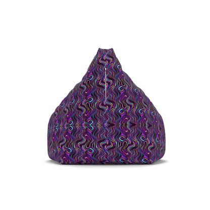 "Purple Liquid Pattern" BEAN BAG CHAIR COVER