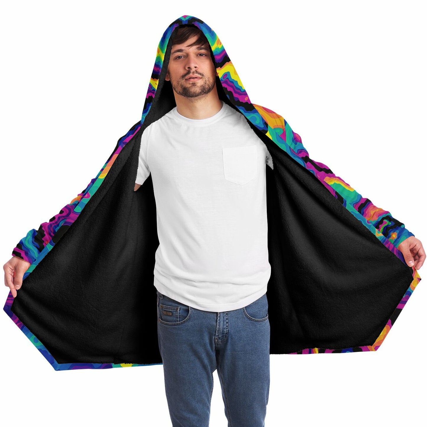 "Digiheat" HOODED CLOAK