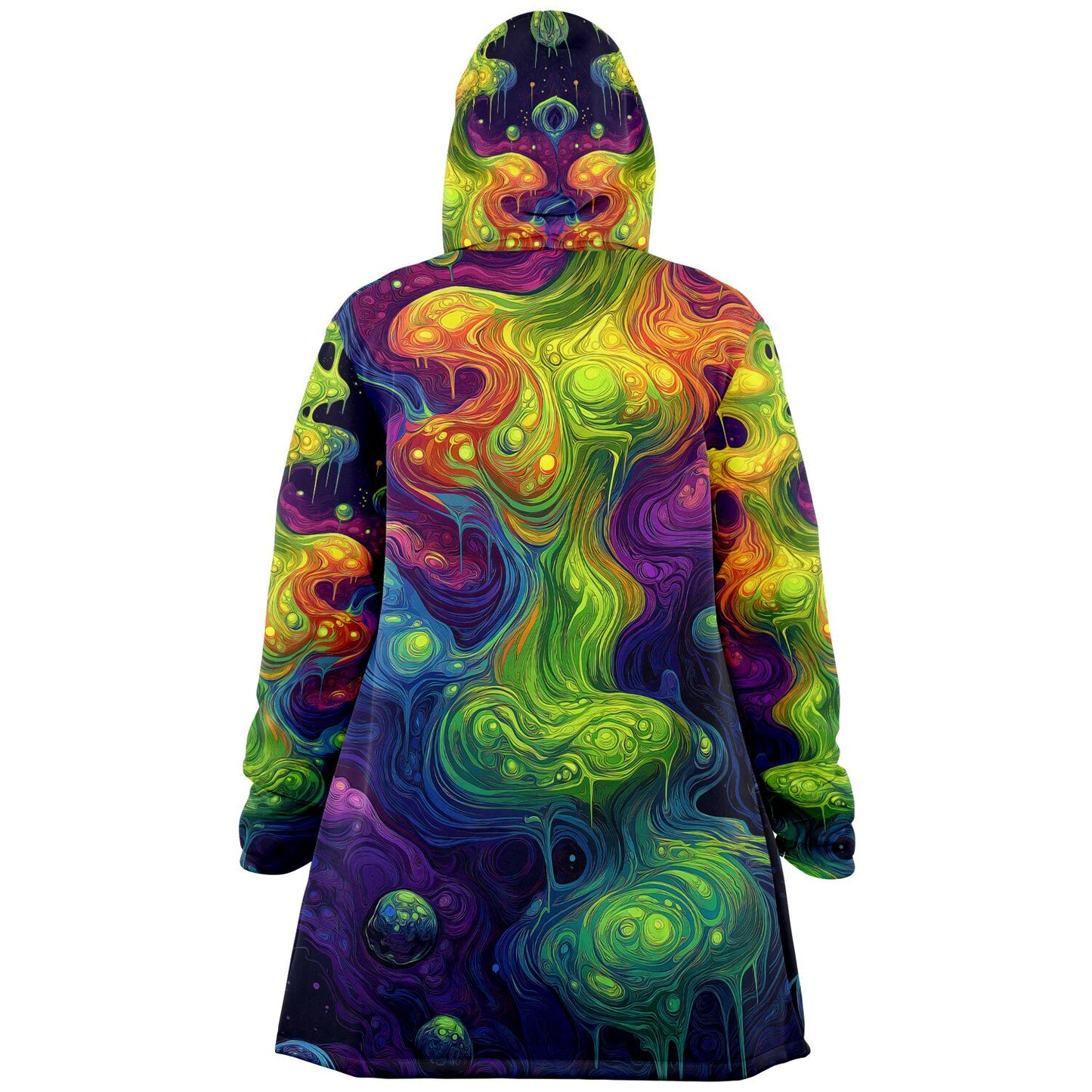 "I Love Lava Lamp" HOODED CLOAK