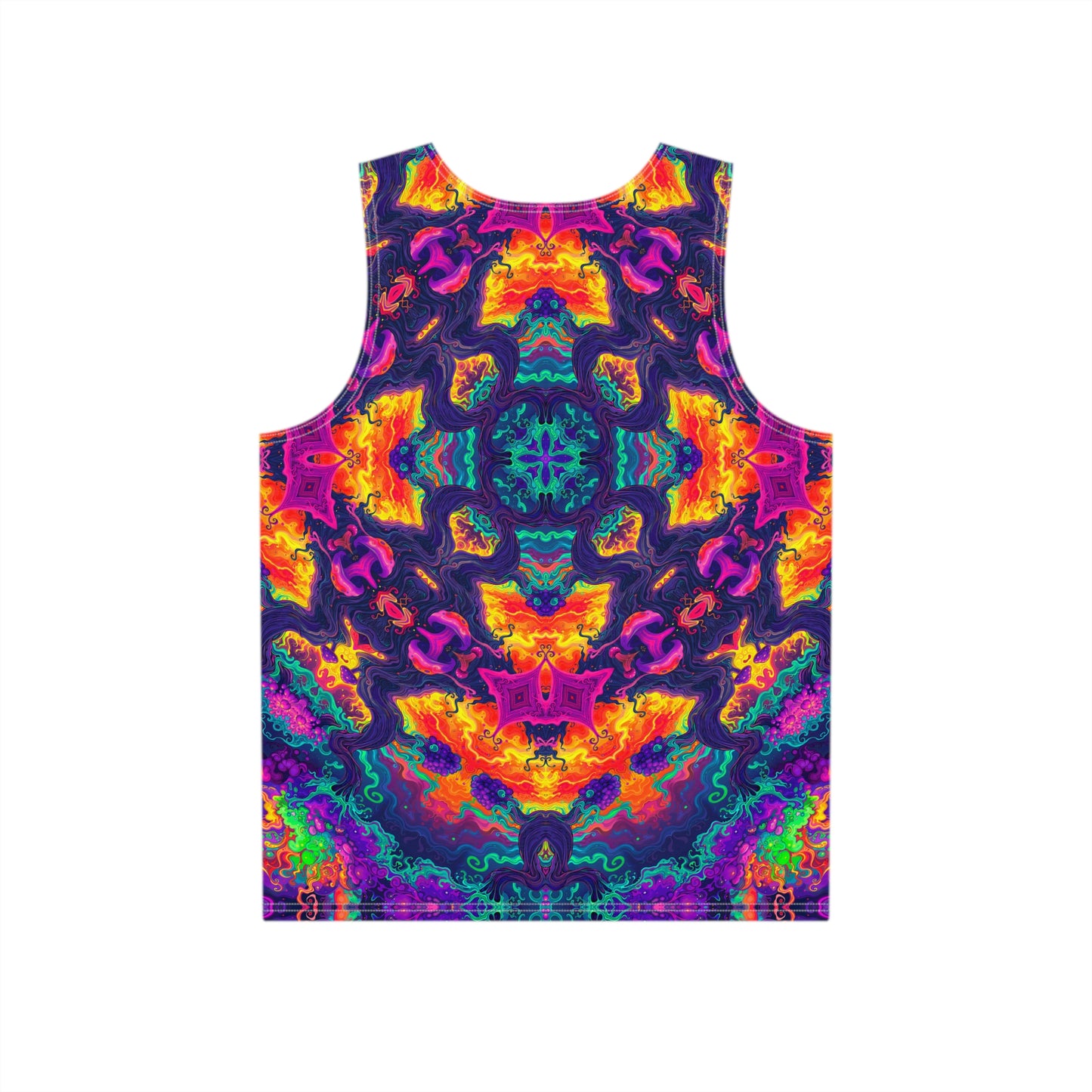 "Mush Tree So Color Mandala" MEN'S TANK TOP
