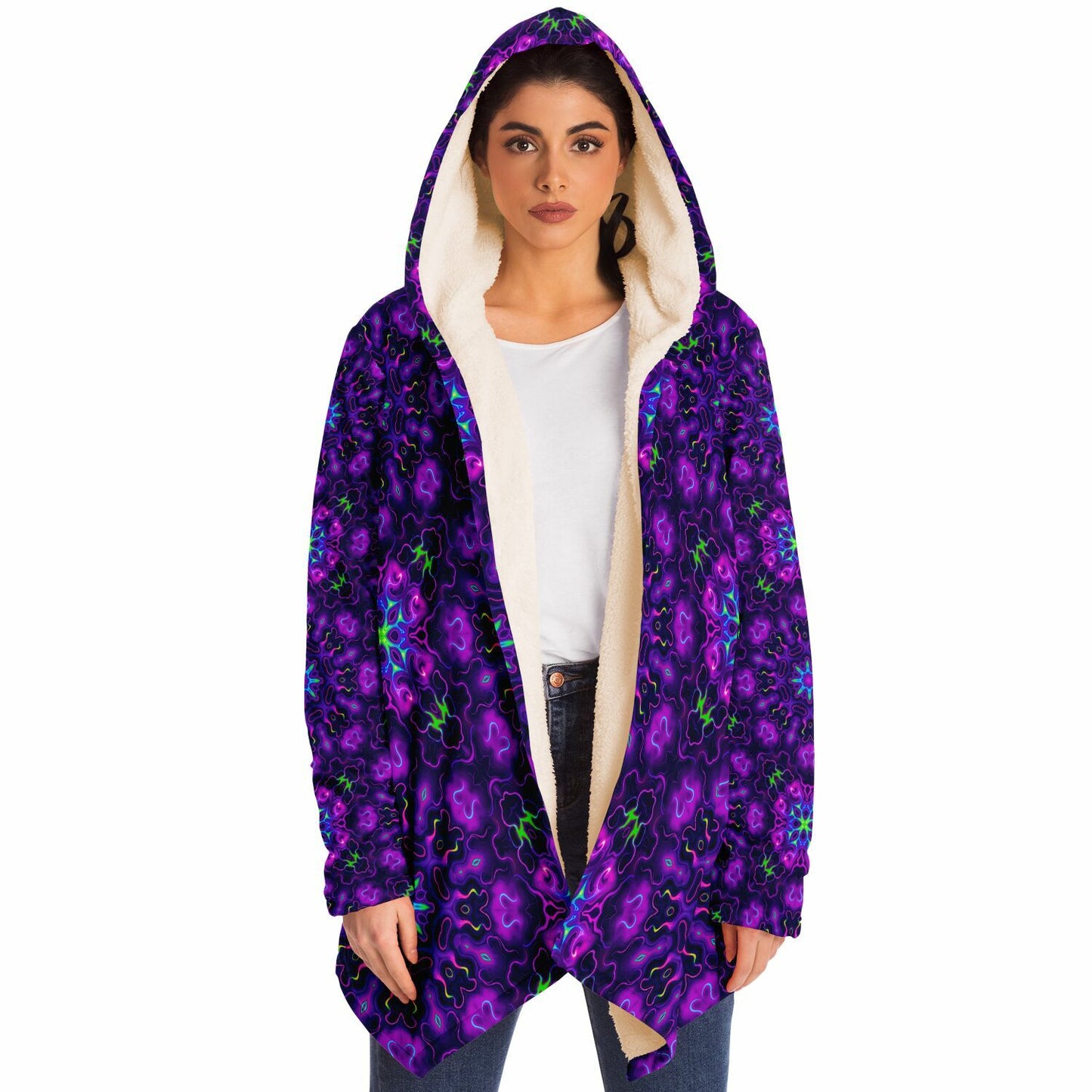 "Panspermia" HOODED CLOAK