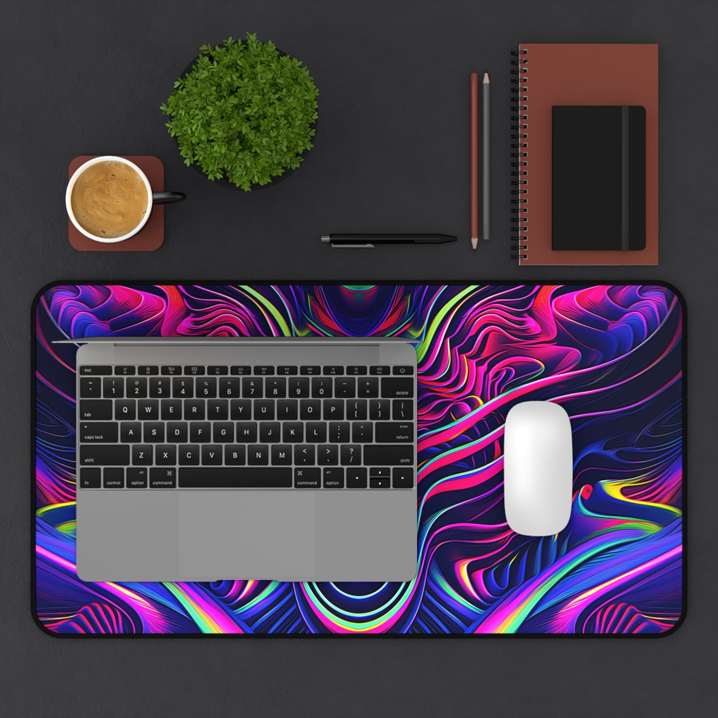 "The Neon Effect" DESK MAT (12x18)(12x22)(15.5x31)