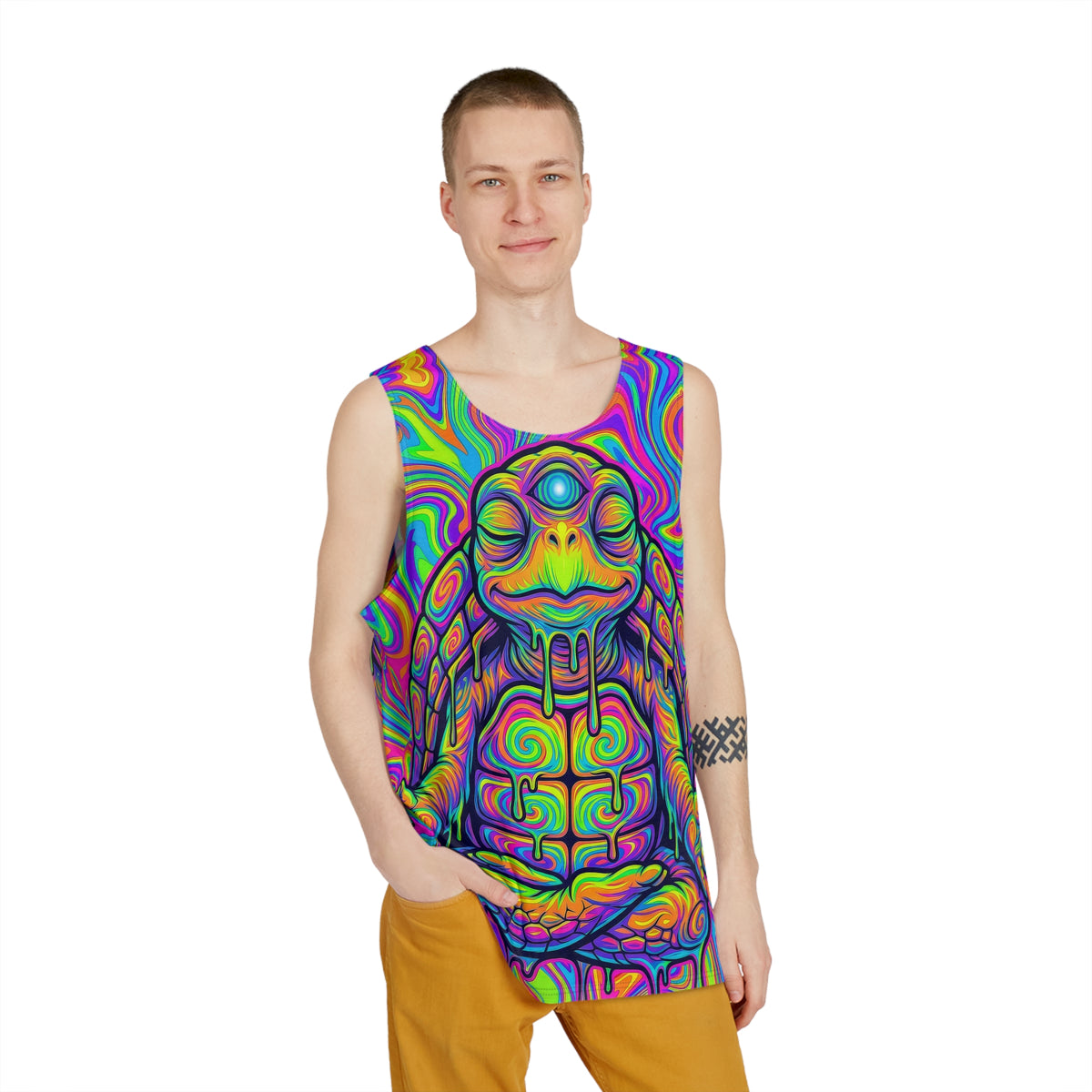 "Meditartle" MEN'S TANK TOP