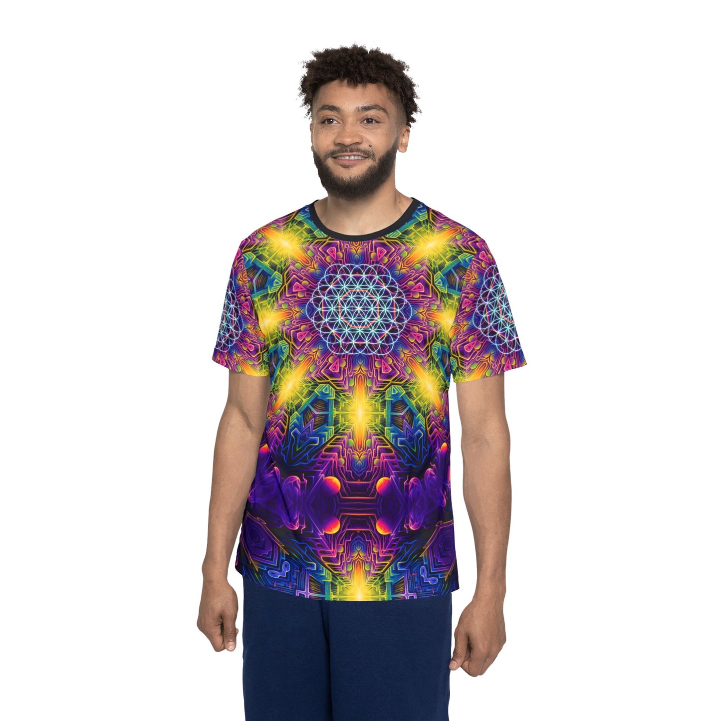 "DMandalaT" (MEN'S) SPORT TEE