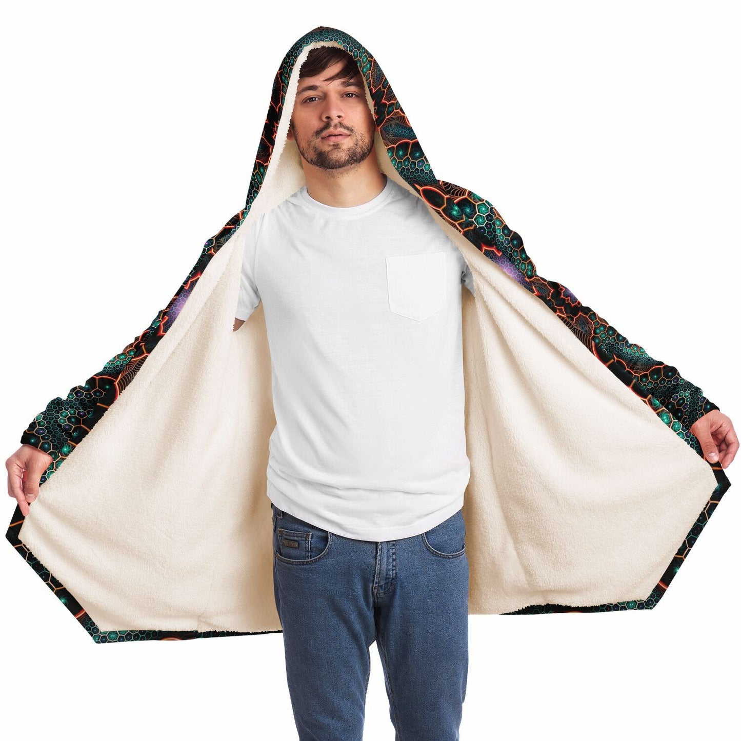 "Multiverse" HOODED CLOAK