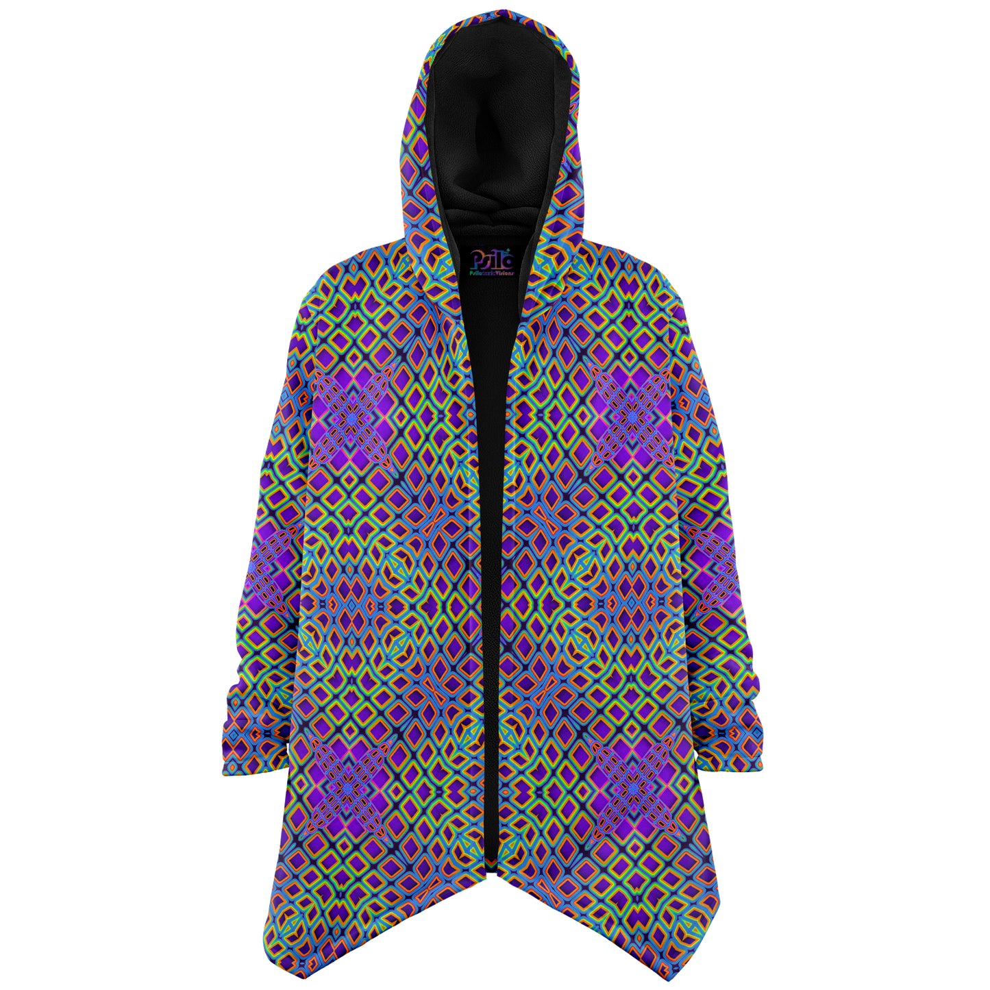"Cymatic Surge" HOODED CLOAK