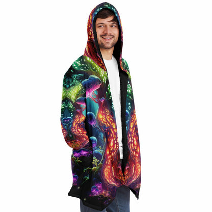 "Fungal Abyss" HOODED CLOAK