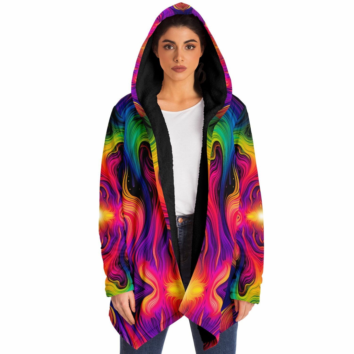 "Cosmic Currents" HOODED CLOAK