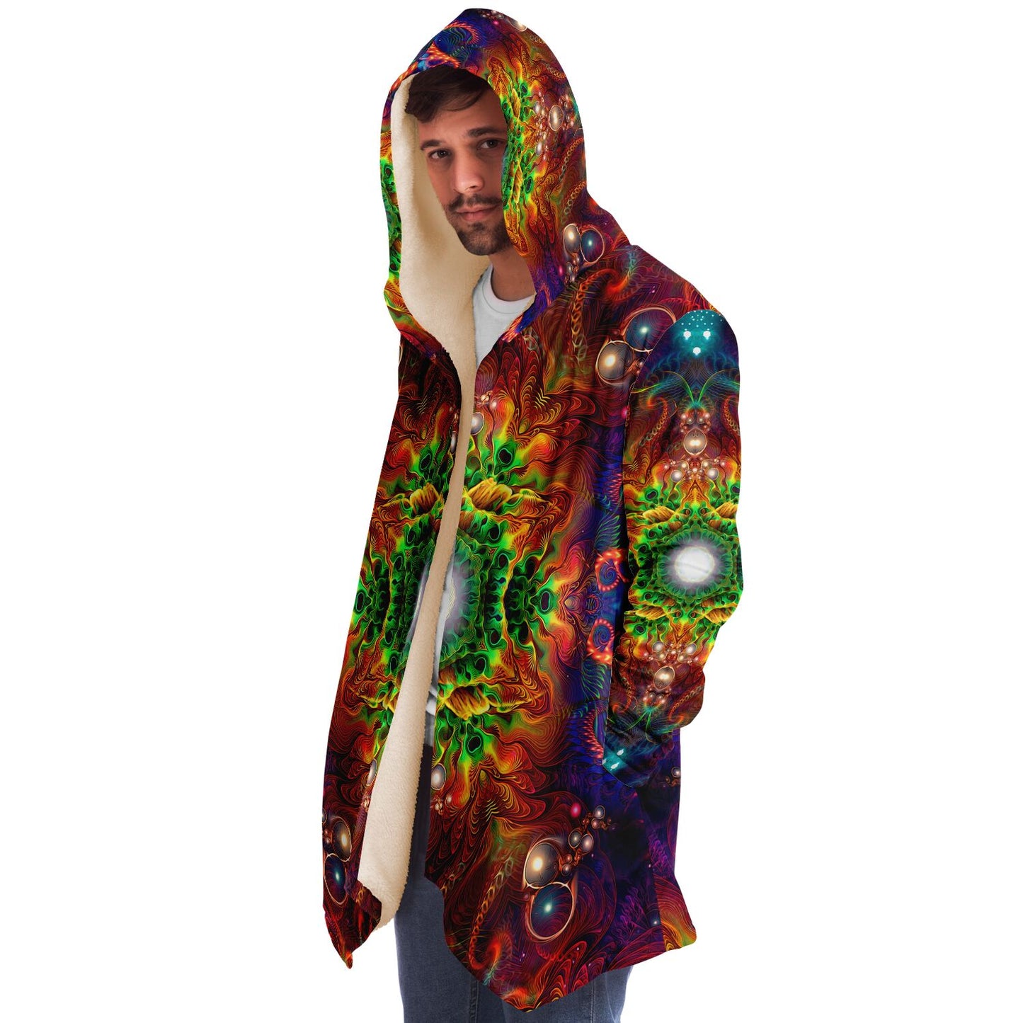 "Photonic" HOODED CLOAK