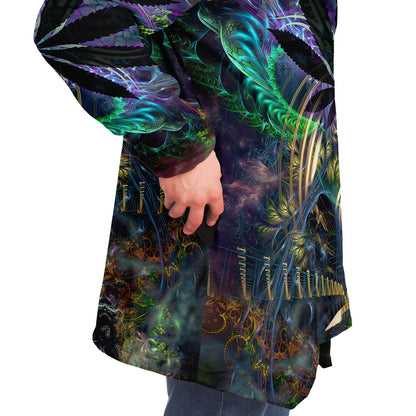 "Heightened Stroll" HOODED CLOAK