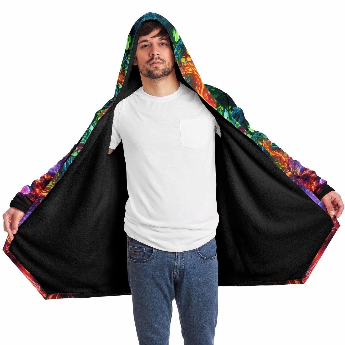 "Mush Dark So Color" HOODED CLOAK copy