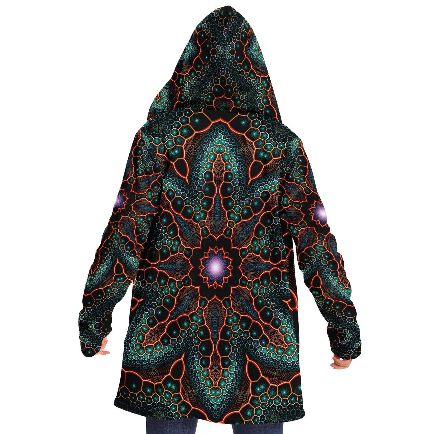"Multiverse (Black)" HOODED CLOAK