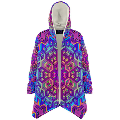 "7th Dimensional Star" (White) HOODED CLOAK