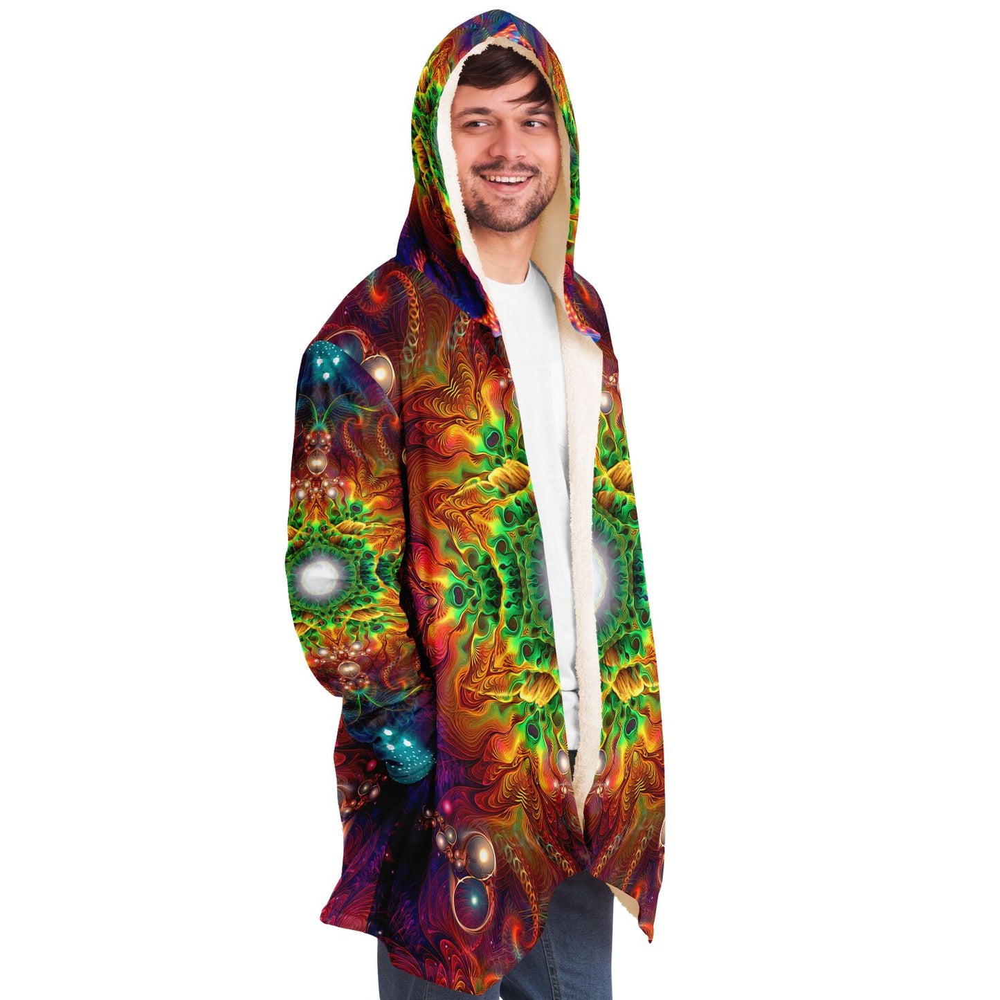 "Photonic" HOODED CLOAK