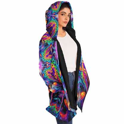 "Nebulizer" HOODED CLOAK