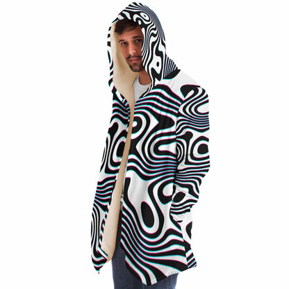 "Wild Cat (White)" HOODED CLOAK